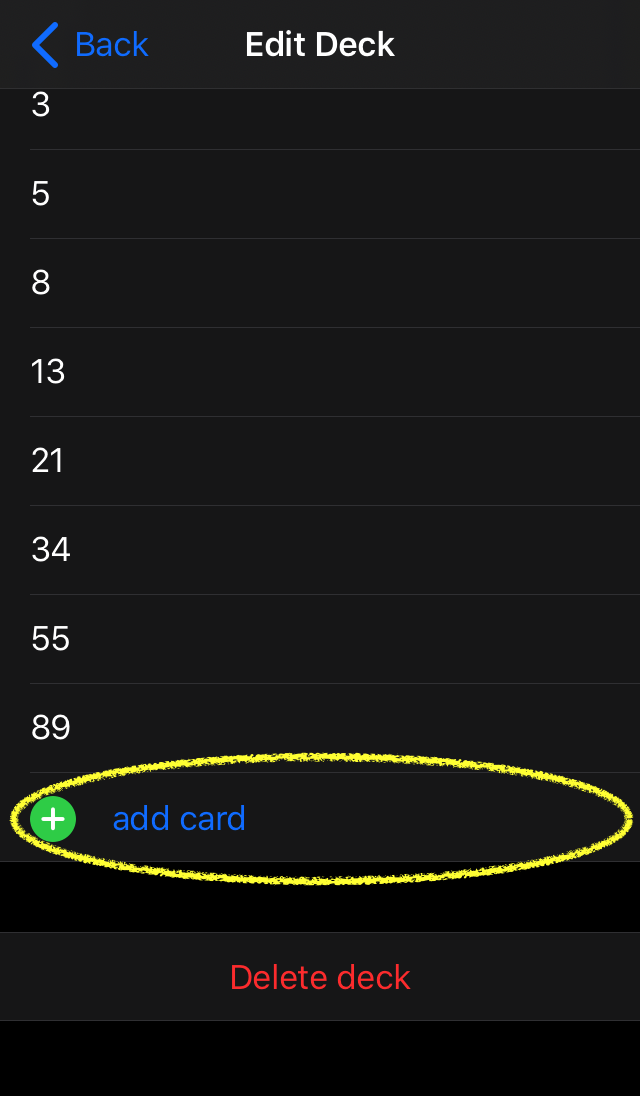 Planning Cards screenshot