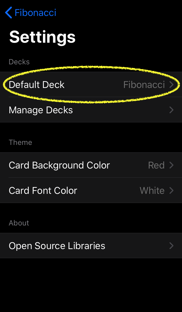 Planning Cards screenshot